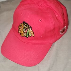 Blackhawks velcro strap hat